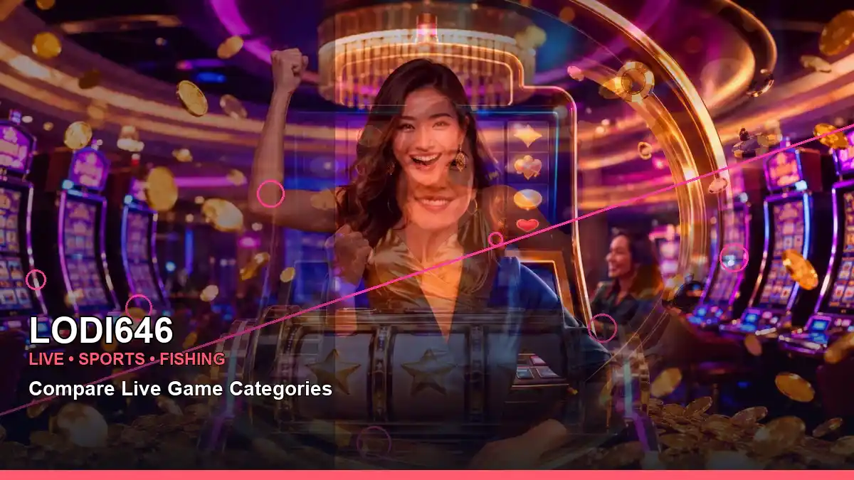 LODI646 right close-up neon jackpot slot games highlighting mobile-friendly casino play