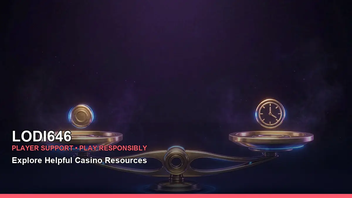 LODI646 timer still life play responsible gaming guide highlighting mobile-friendly casino play