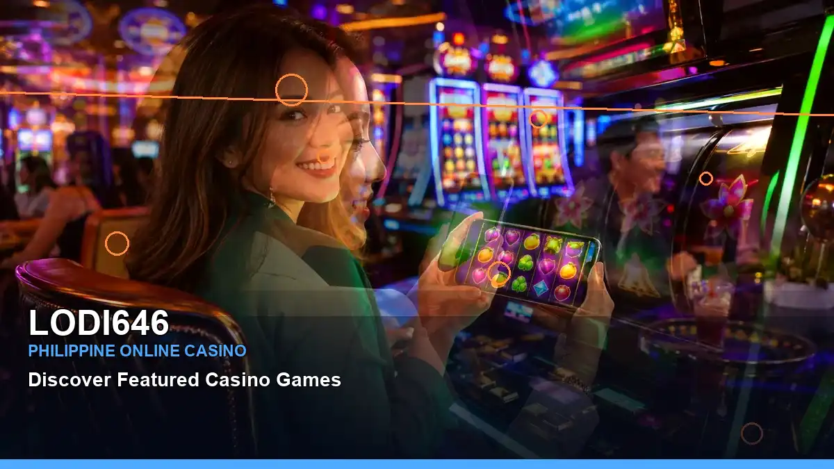 LODI646 high-energy casino cashback rewards in a layered collage layout for Philippine players