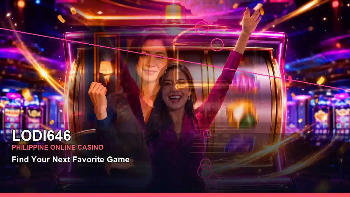 LODI646 centered neon jackpot slot games highlighting mobile-friendly casino play