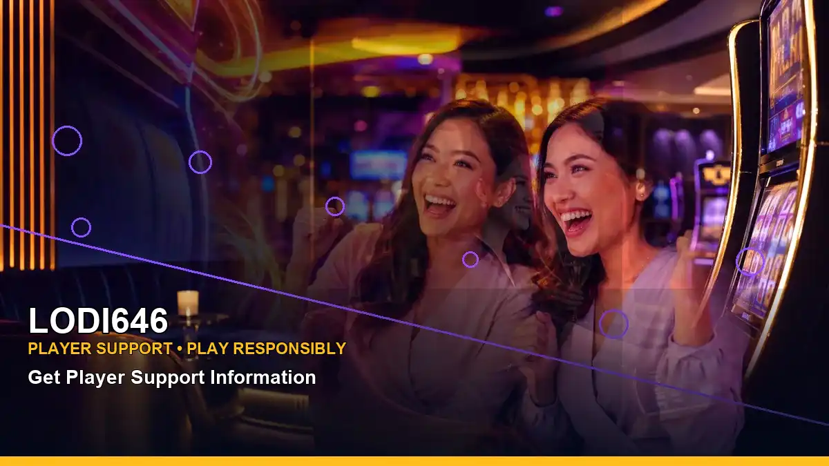 LODI646 burst free spins slot games featuring an adult Filipina casino host with a panoramic reel composition